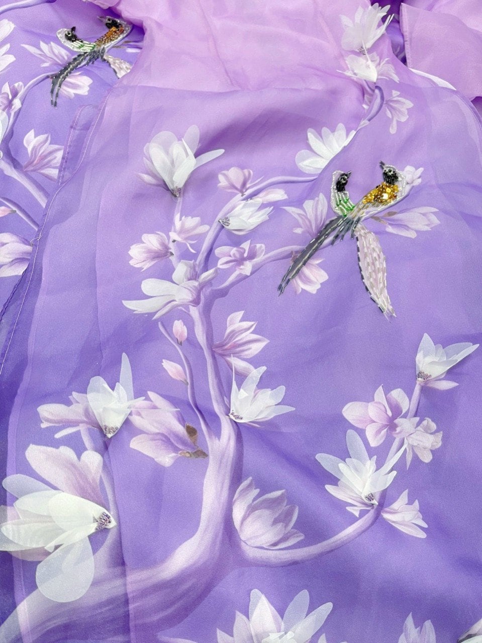 Pre-made Modern Vietnamese Ao Dai Organza Tet, Áo dài cách tân qipao cheongsam, luxury ao dai new year ao dai wedding ao dai